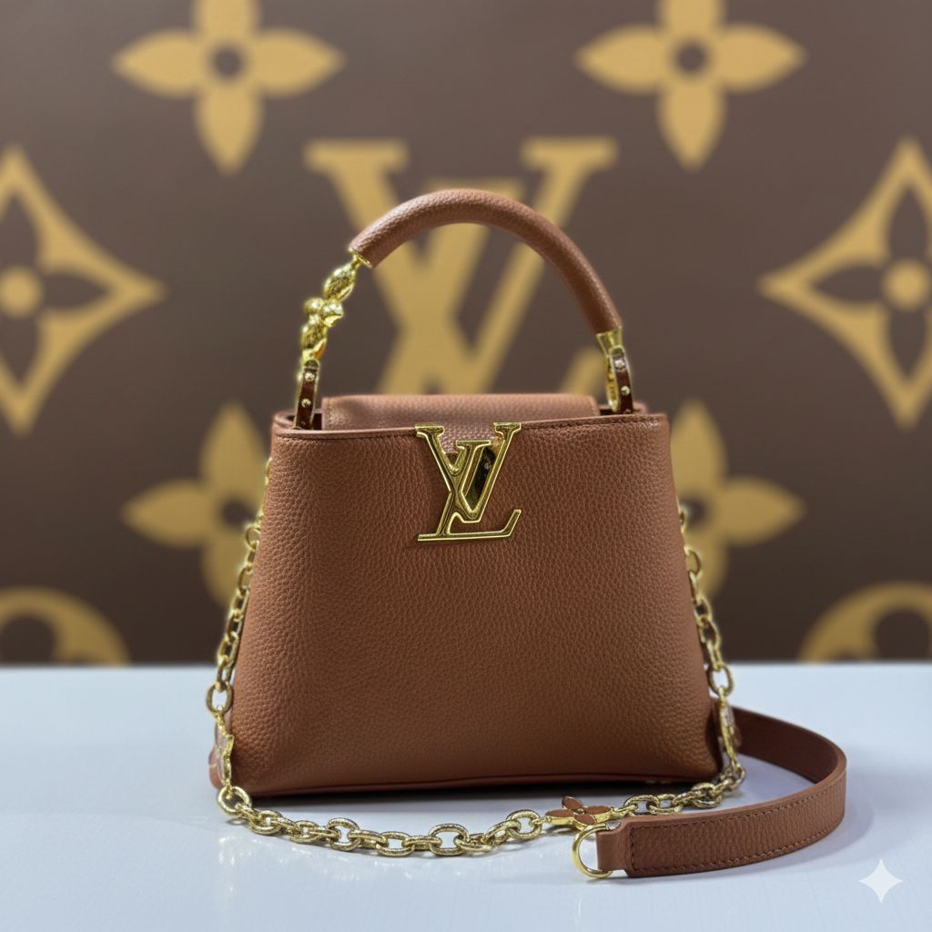 Famous LvE Capucines Mini Handbag for Women