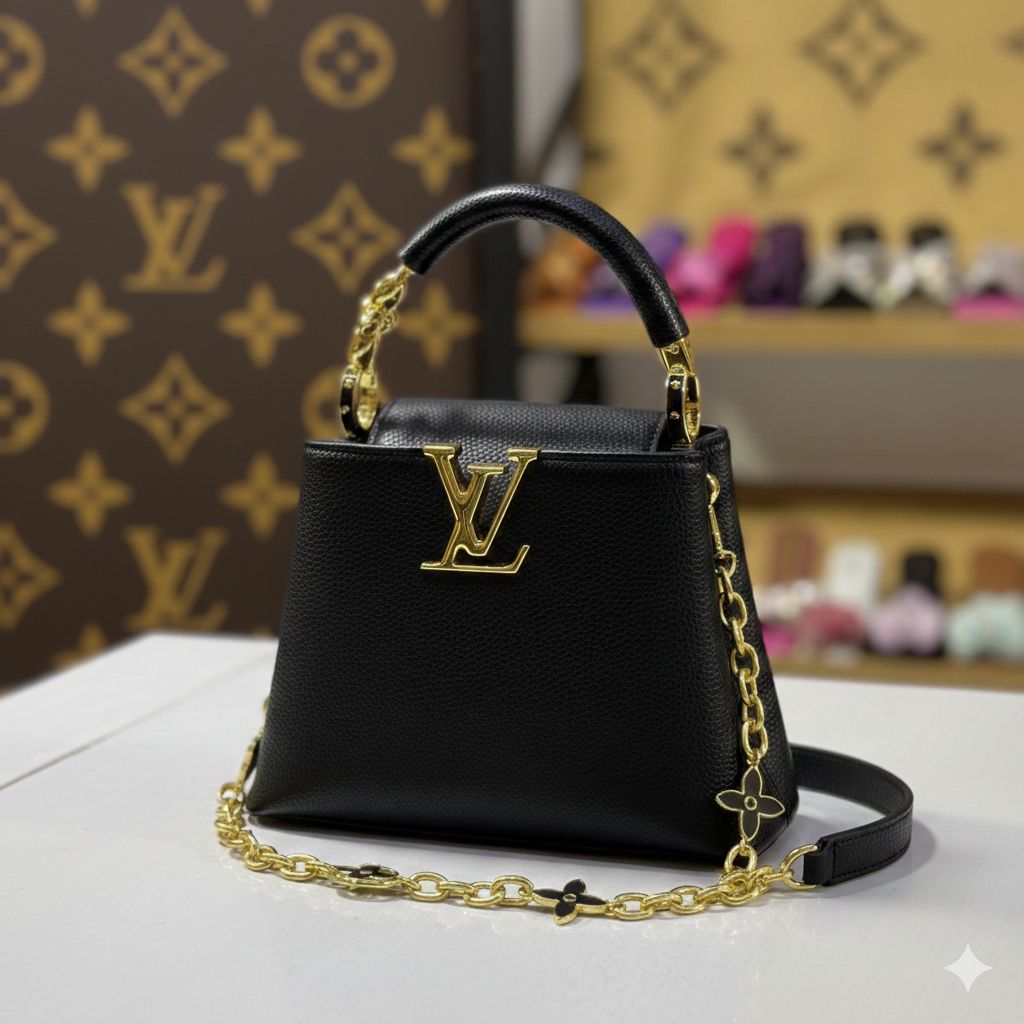 Famous LvE Capucines Mini Handbag for Women