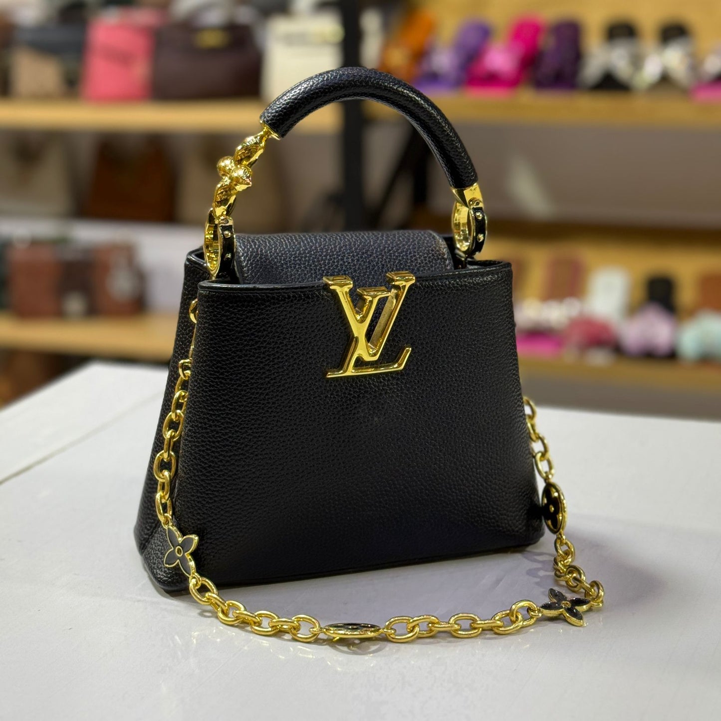 Famous LvE Capucines Mini Handbag for Women