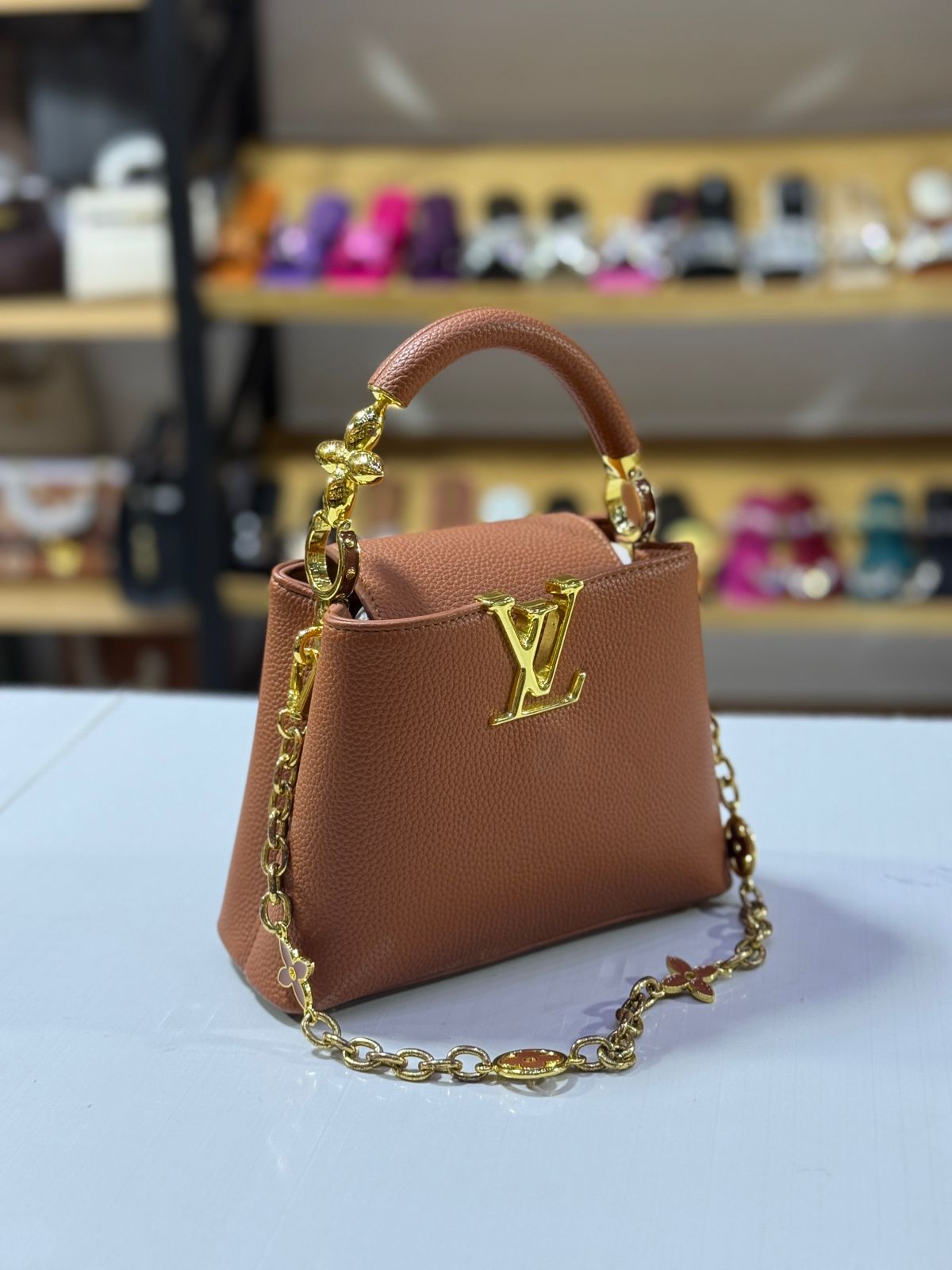 Famous LvE Capucines Mini Handbag for Women