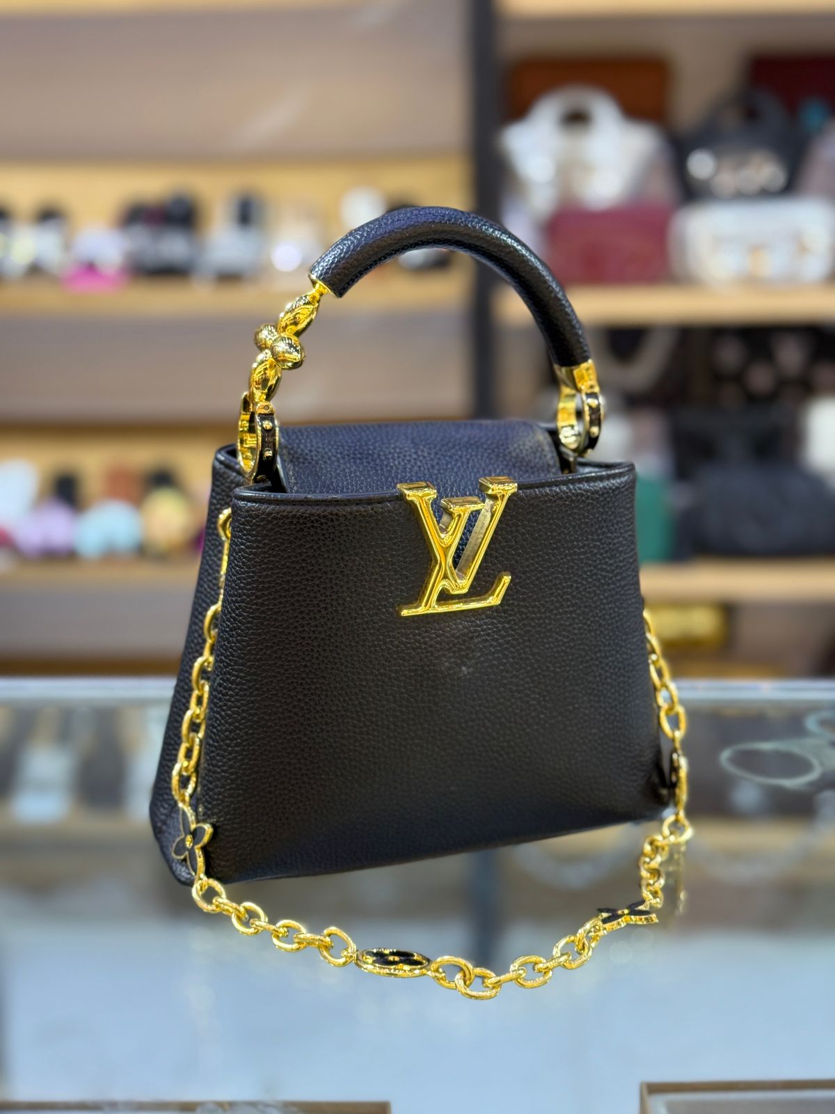 Famous LvE Capucines Mini Handbag for Women