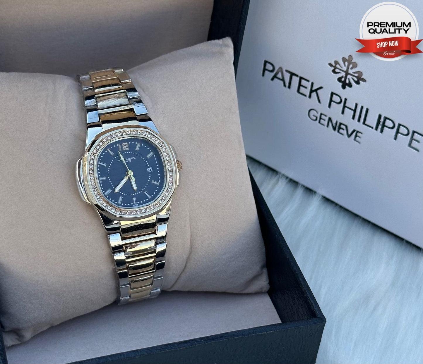 Patek Philippe Nautilus Diamonds Watch for Women