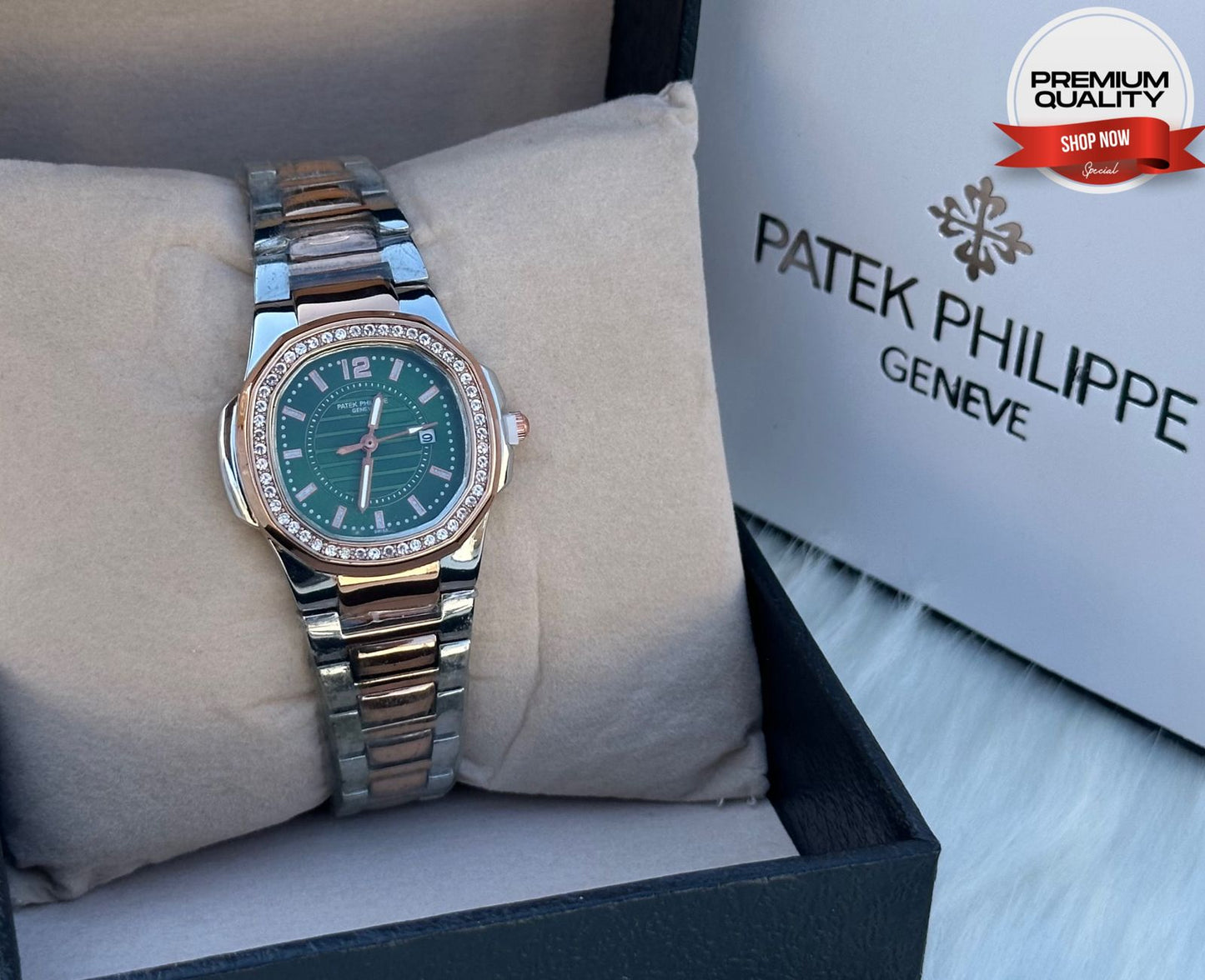 Patek Philippe Nautilus Diamonds Watch for Women