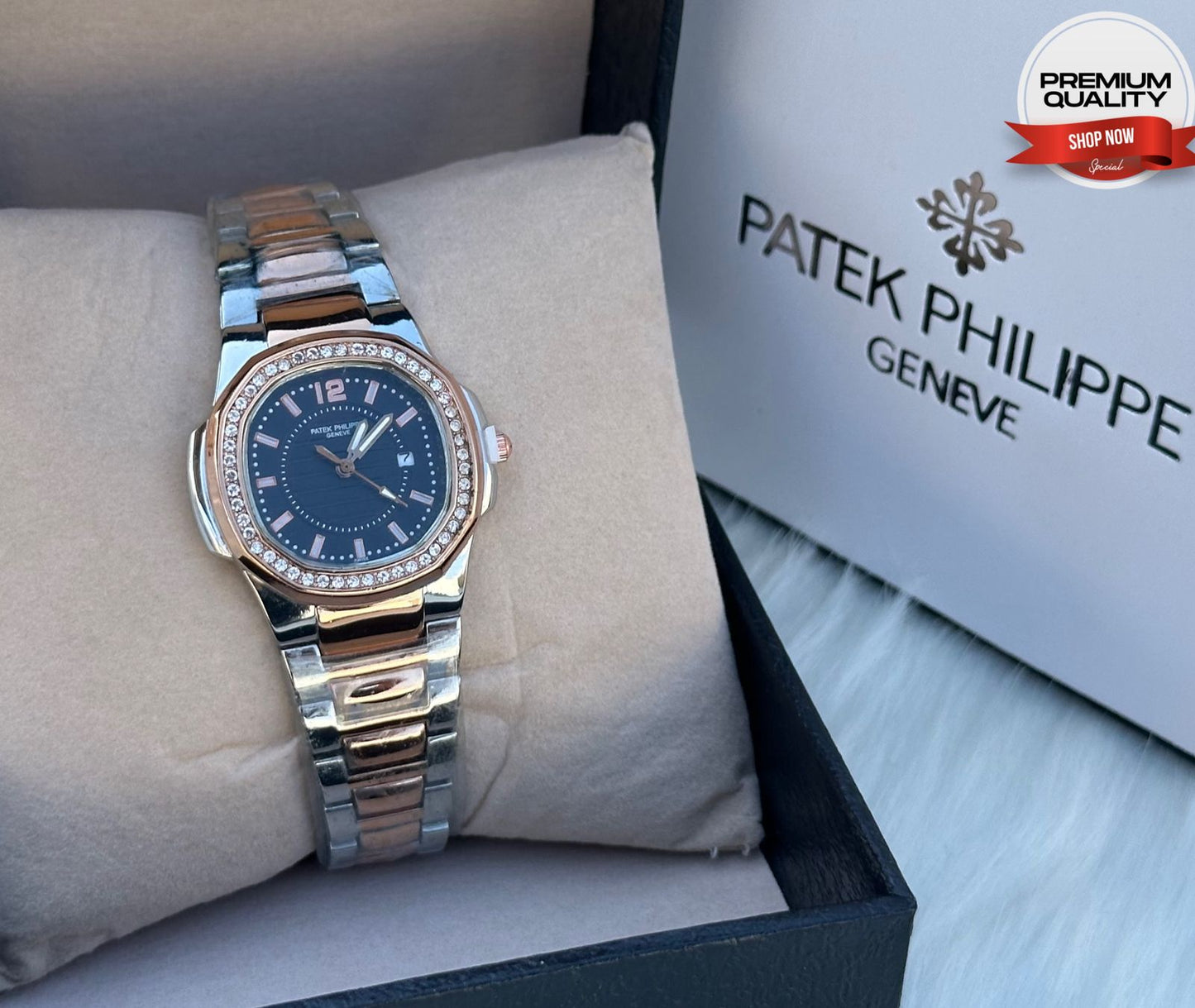 Patek Philippe Nautilus Diamonds Watch for Women