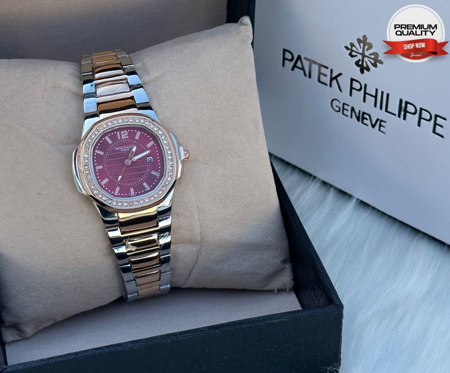 Patek Philippe Nautilus Diamonds Watch for Women