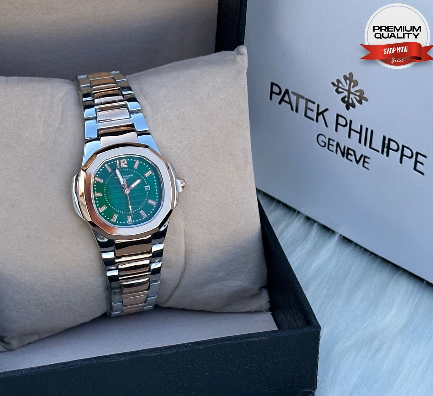 Patek Philippe Nautilus Diamonds Watch for Women