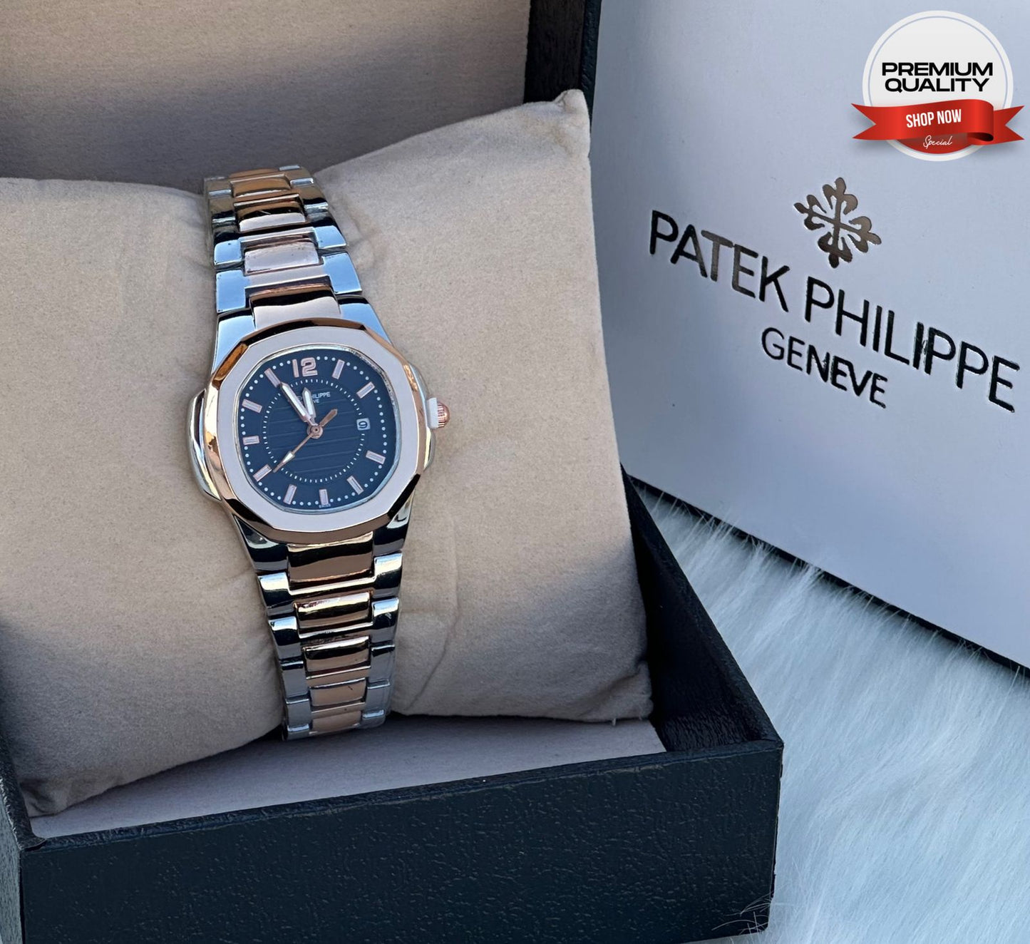 Patek Philippe Nautilus Diamonds Watch for Women