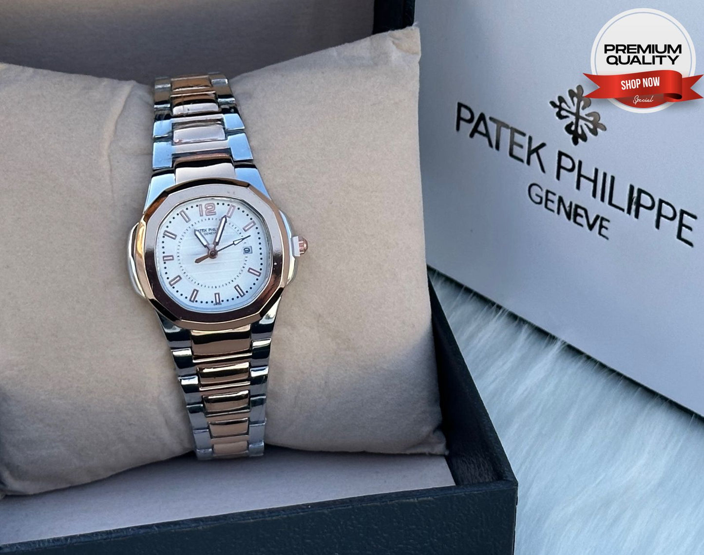 Patek Philippe Nautilus Diamonds Watch for Women