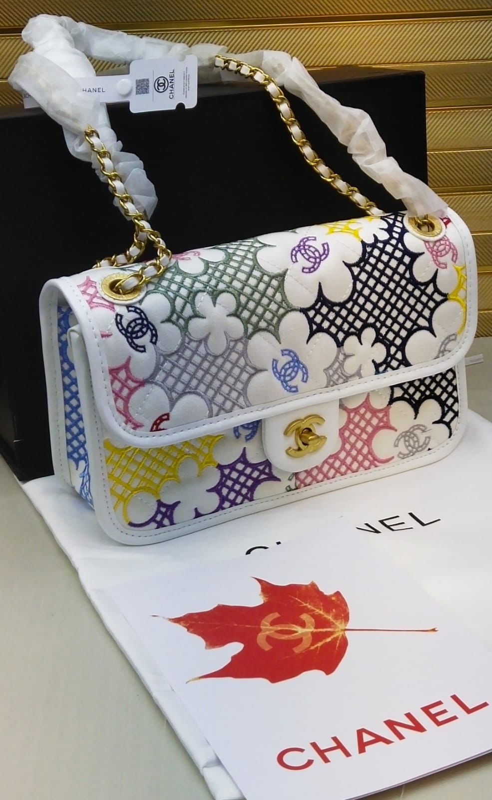 Channel 22 Flap Shoulder bag for Women