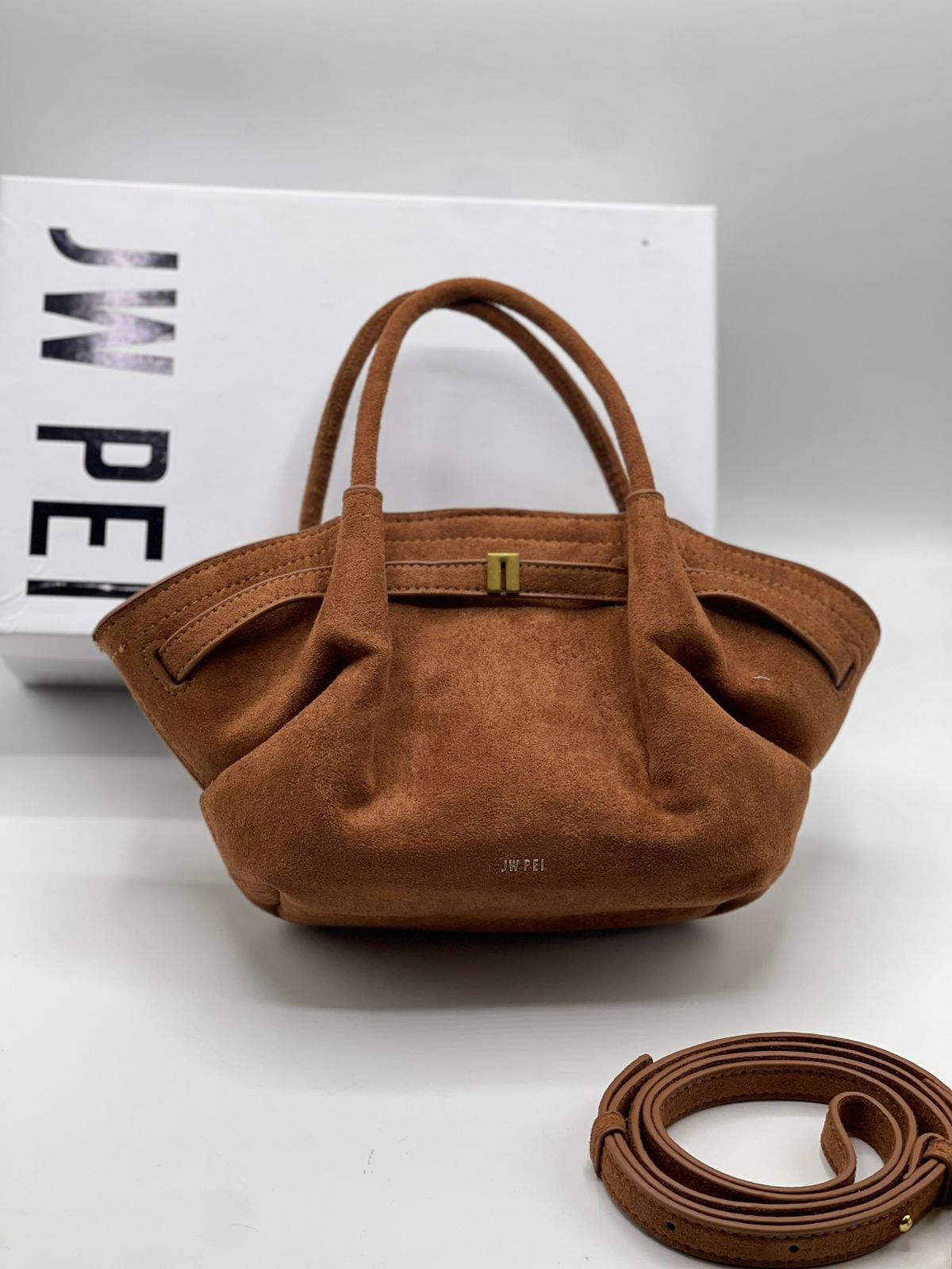 JW PEI Hana Mini Faux Suede Tote Bag for Women