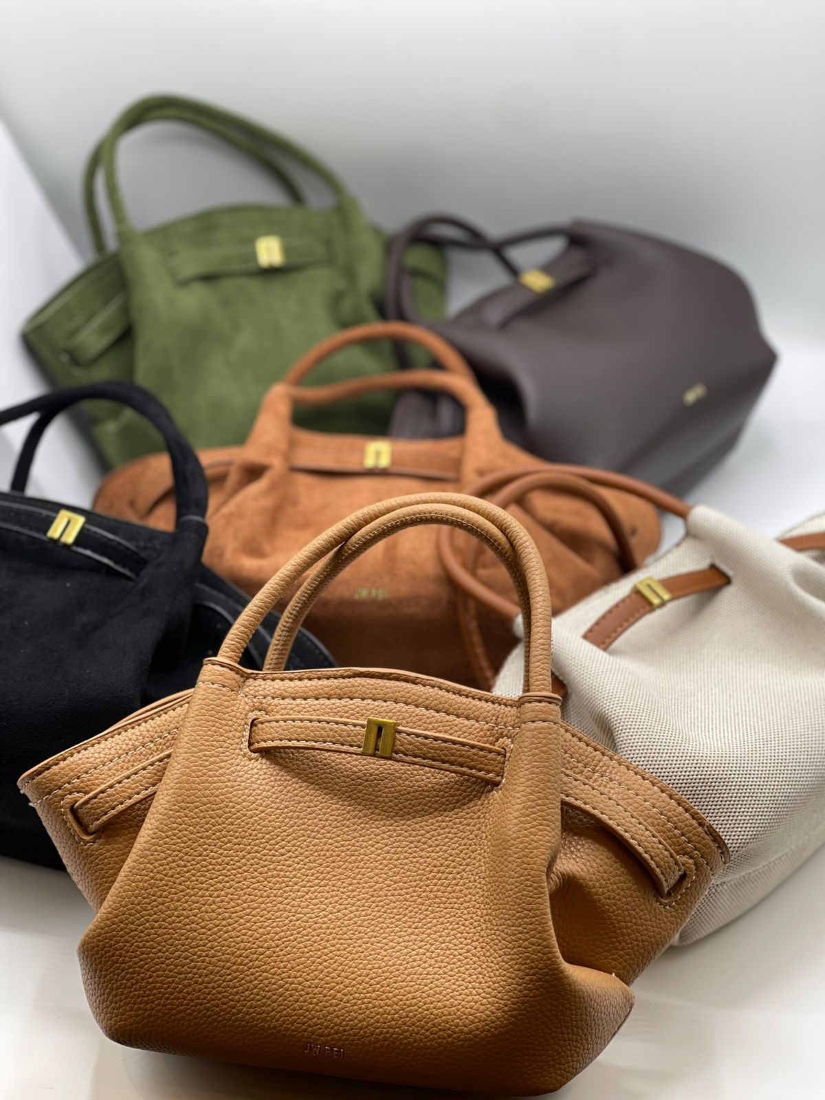 JW PEI Hana Mini Faux Suede Tote Bag for Women
