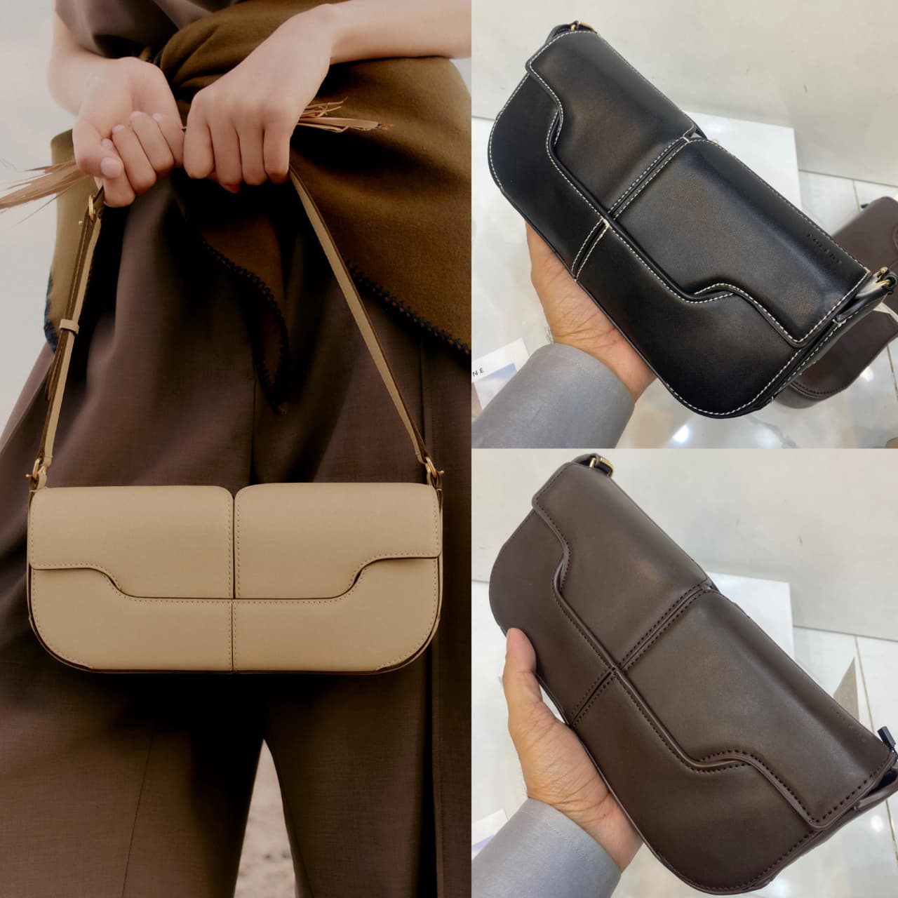Polene Osmo Smooth Shoulder bag for Women