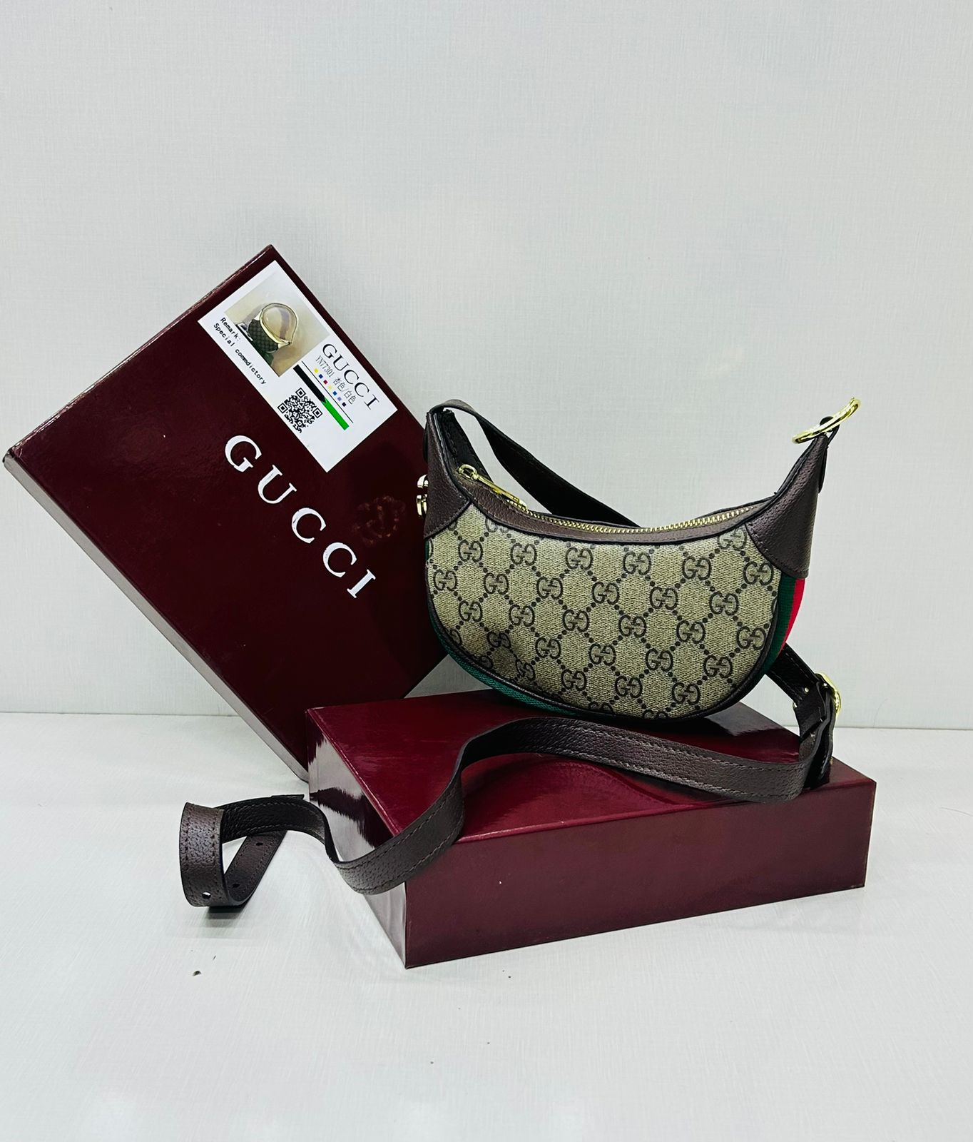 Guci Ophidia Half Moon Shoulder bag for Women