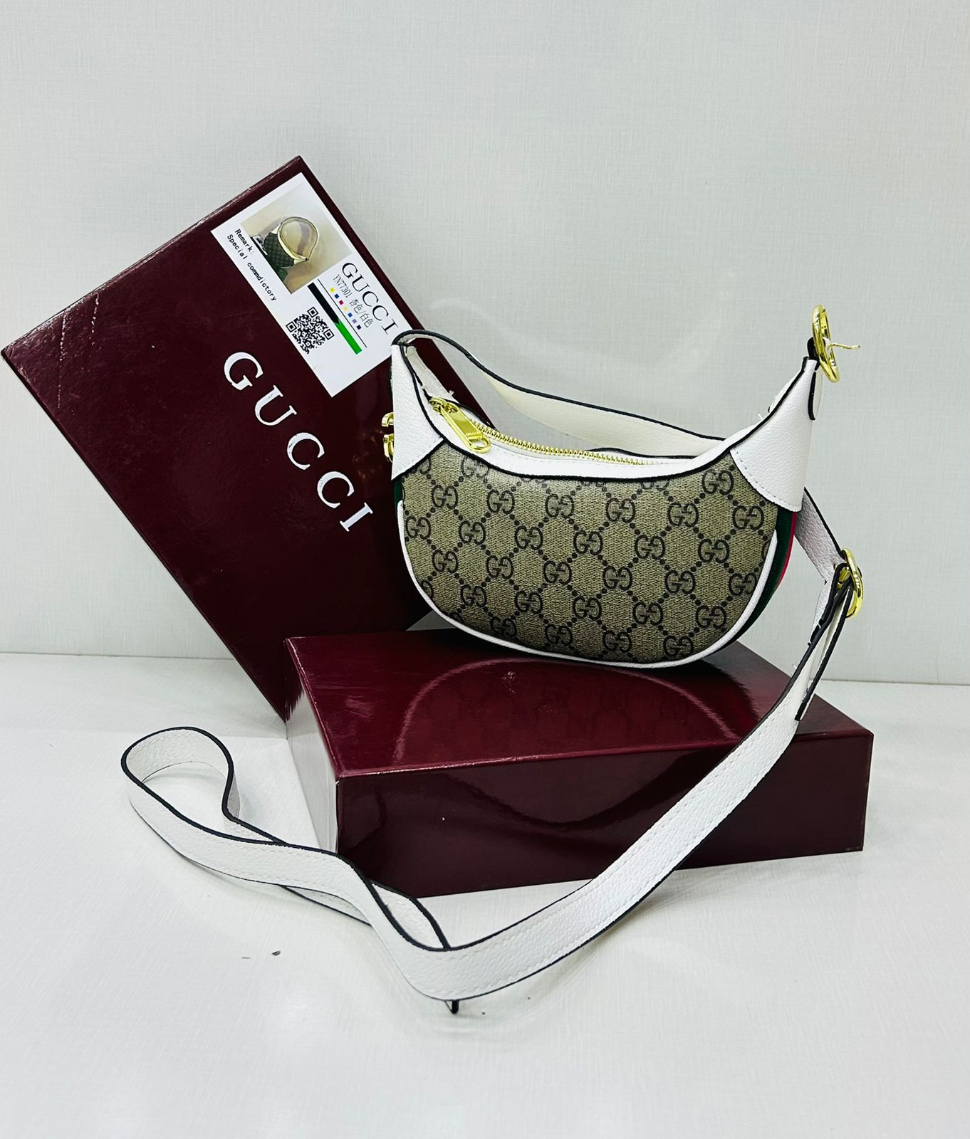Guci Ophidia Half Moon Shoulder bag for Women