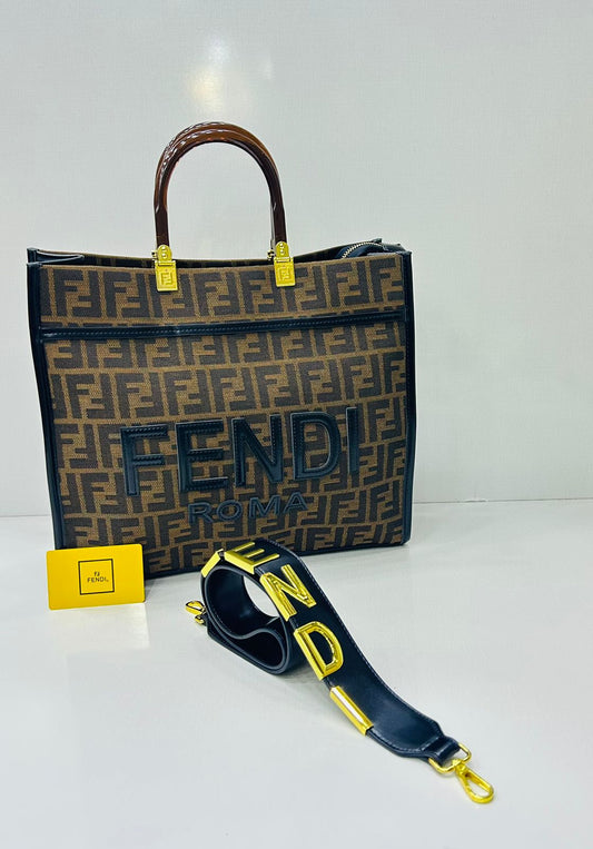 Fendii Sunshine Large Size Shoulder bag for Women