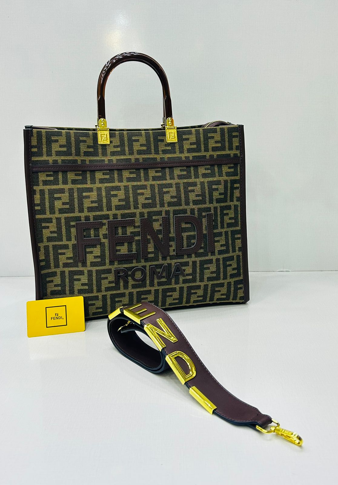 Fendii Sunshine Large Size Shoulder bag for Women