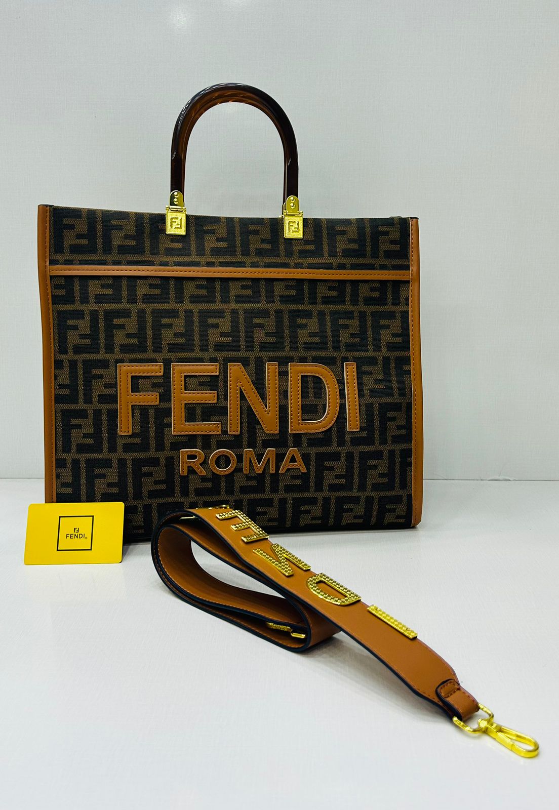 Fendii Sunshine Large Size Shoulder bag for Women