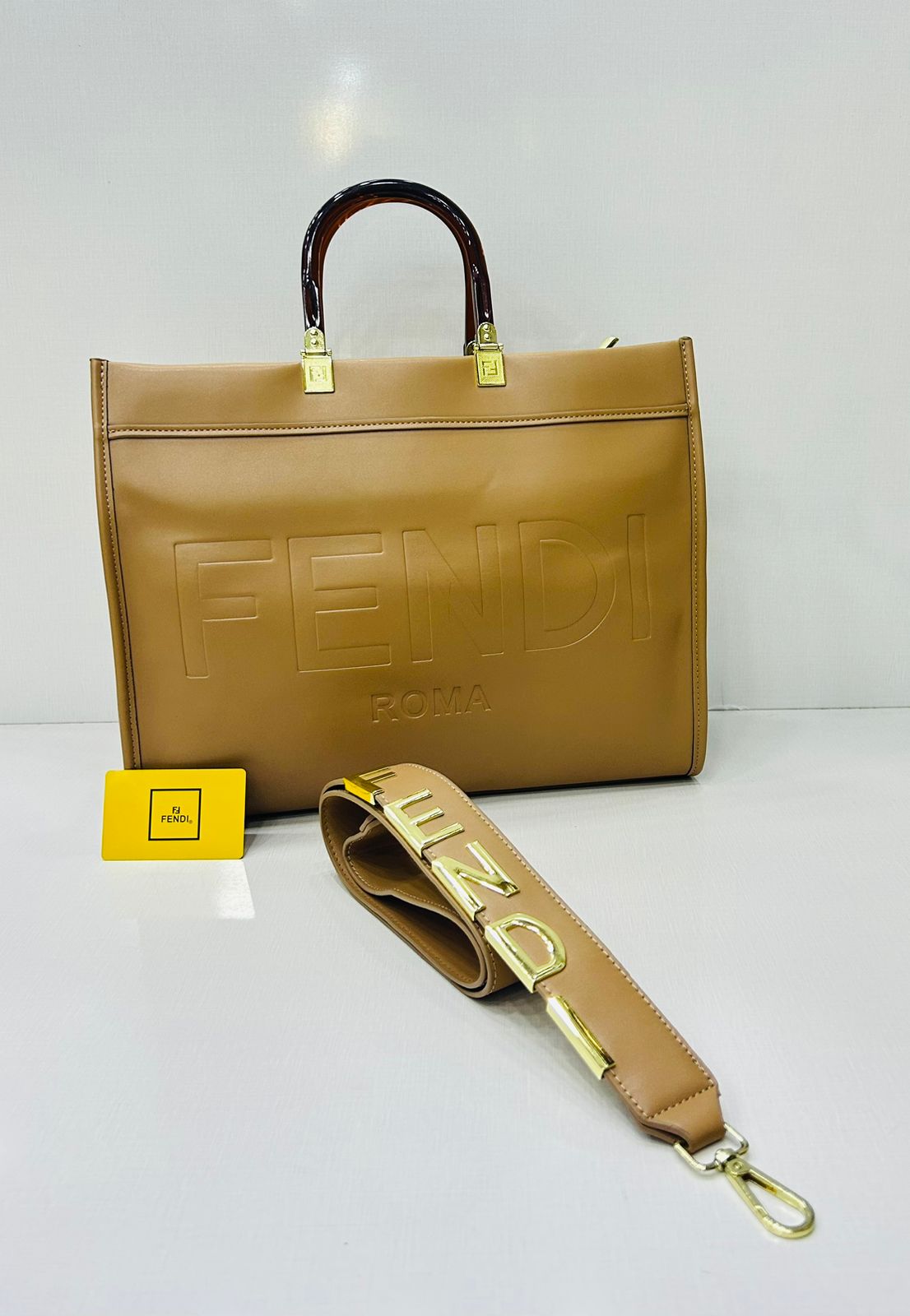 Fendii Sunshine Large Size Shoulder bag for Women