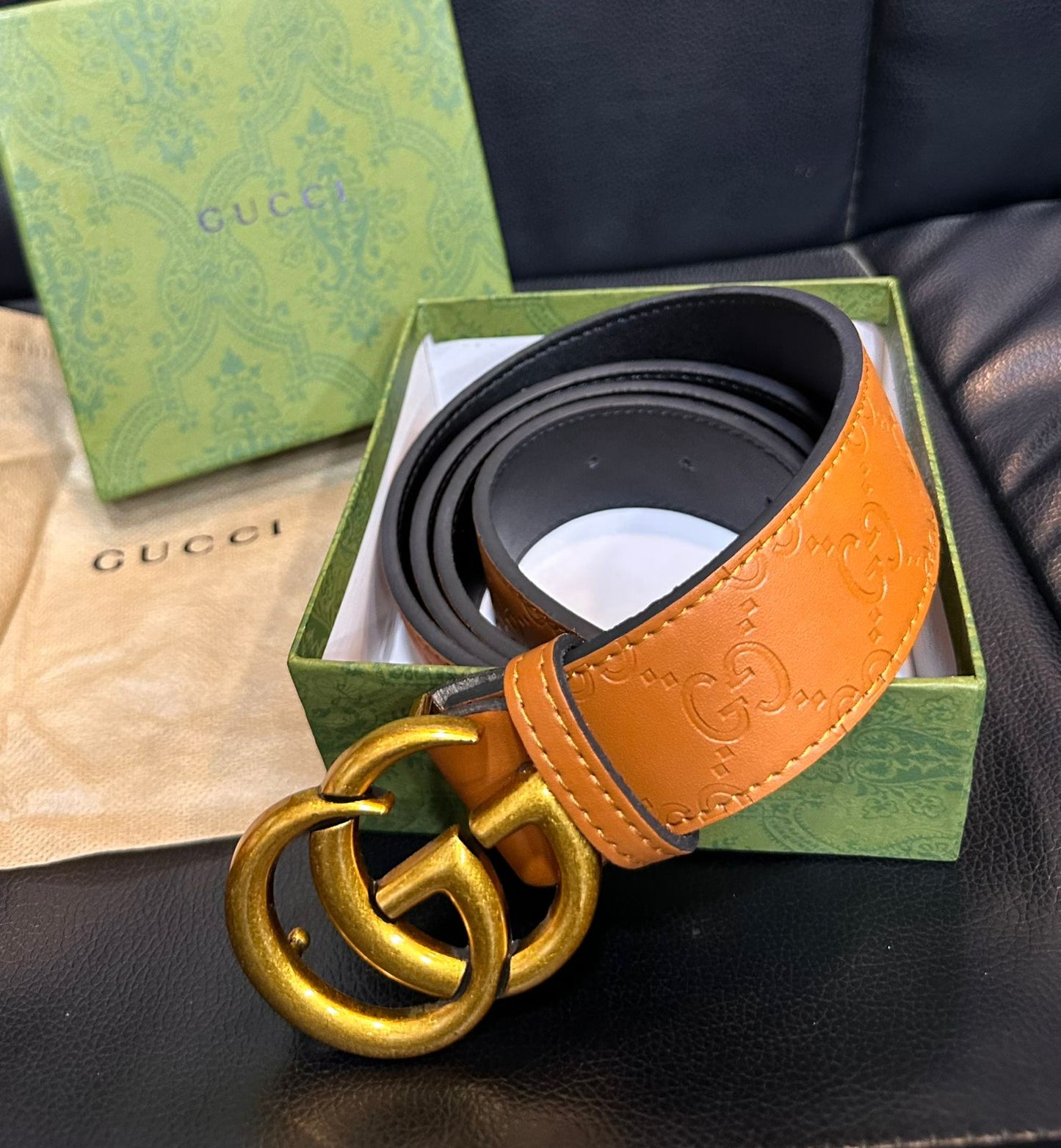 Gci Mustard Belts for Men and Women