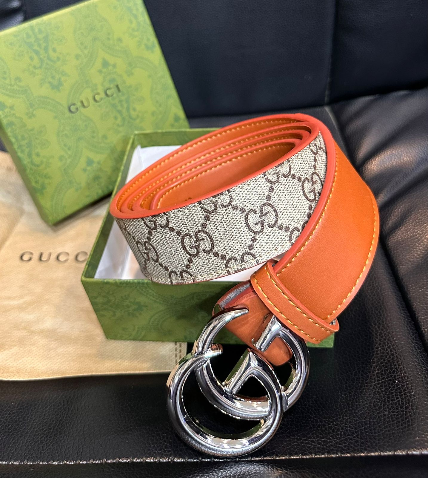 Guci Logo Belts for Men and Women