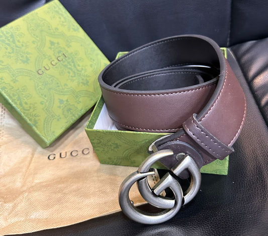 Guci Brown Belts for Men and Women
