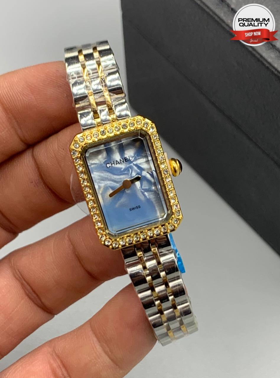 Channel Diamond Wrist Watches for Women