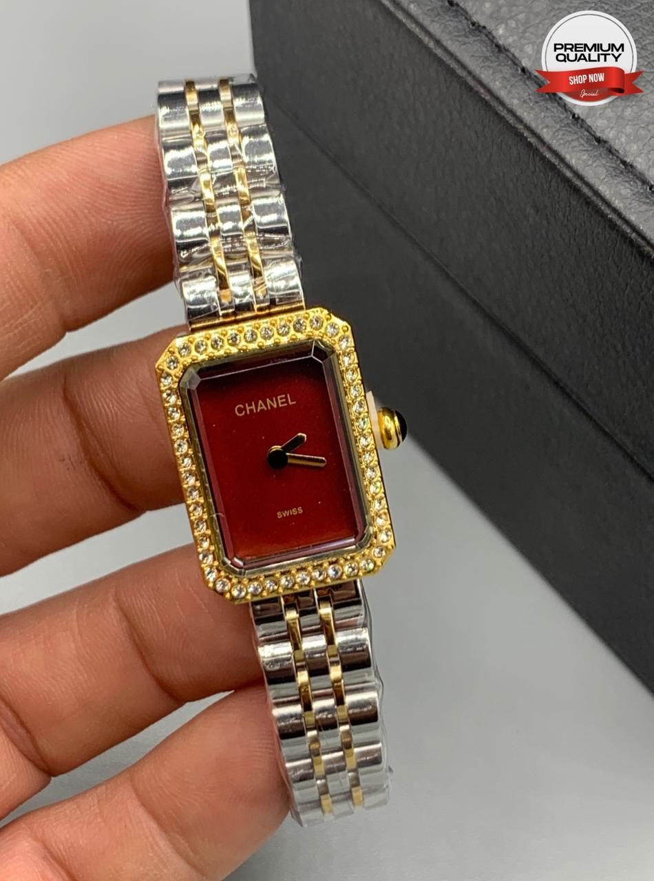 Channel Diamond Wrist Watches for Women