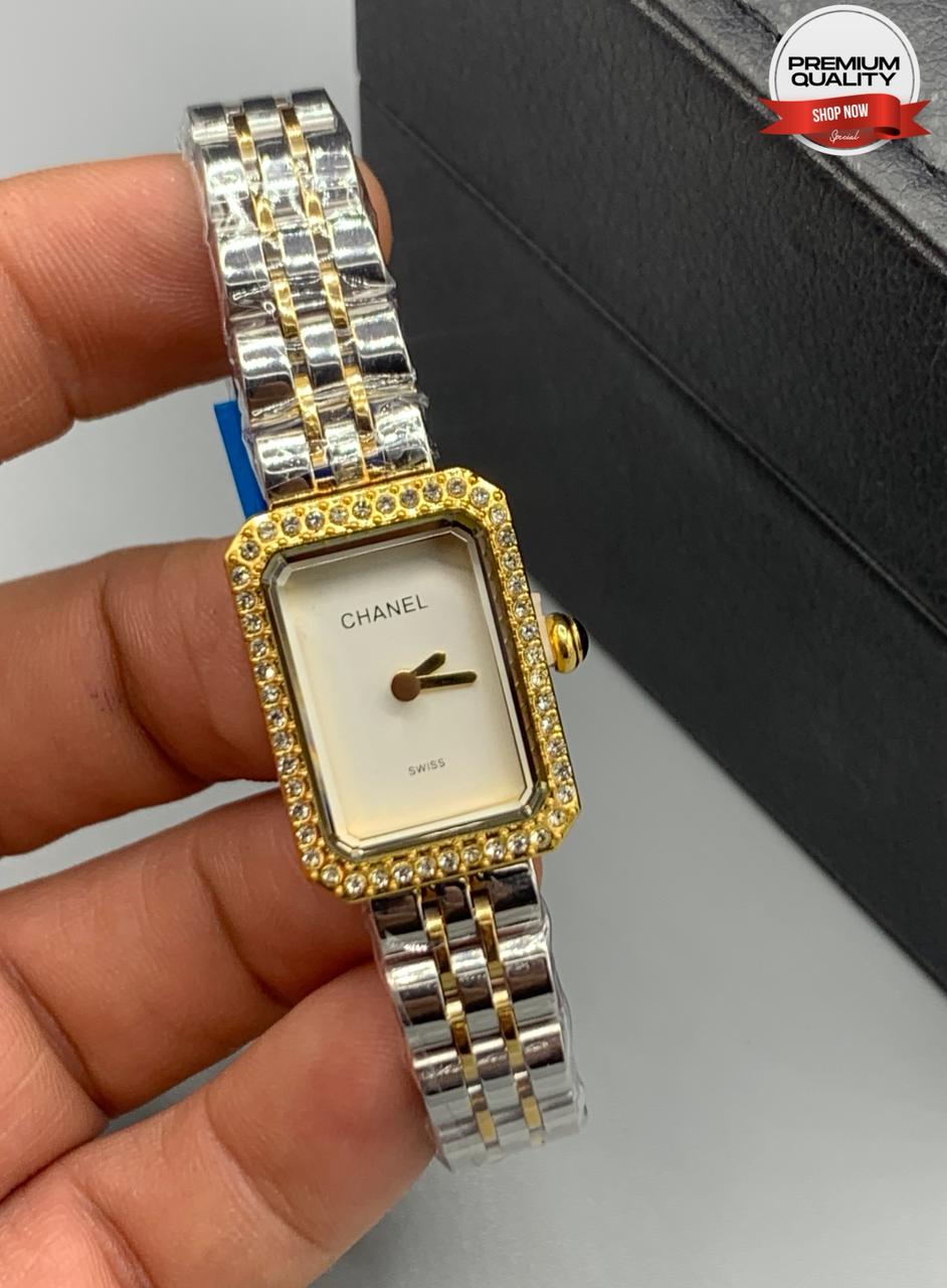 Channel Diamond Wrist Watches for Women