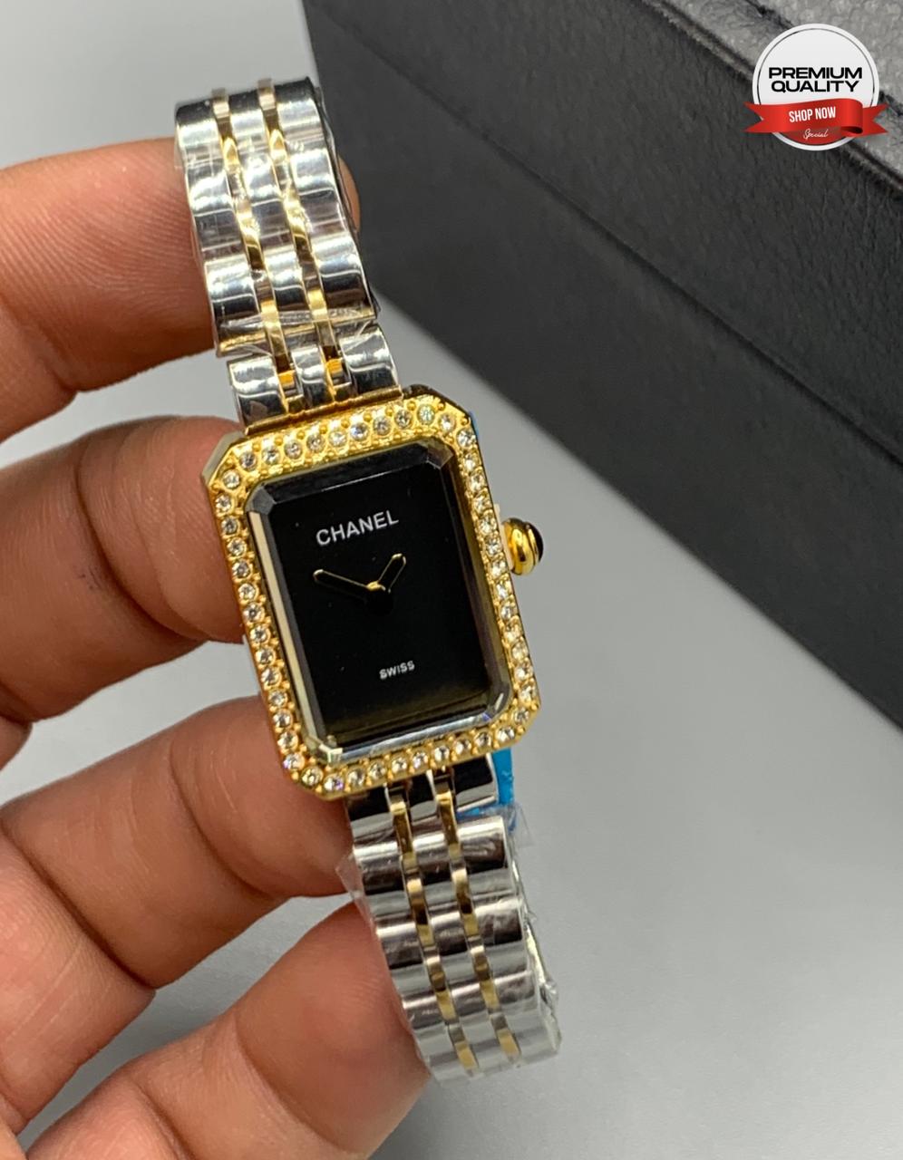 Channel Diamond Wrist Watches for Women