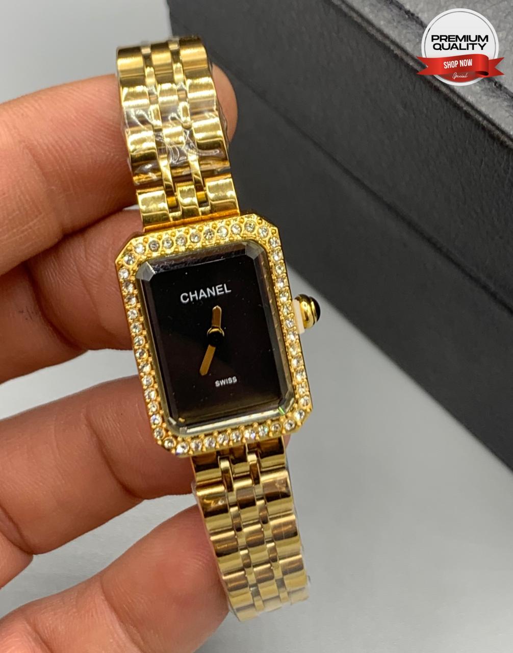 Channel Diamond Wrist Watches for Women