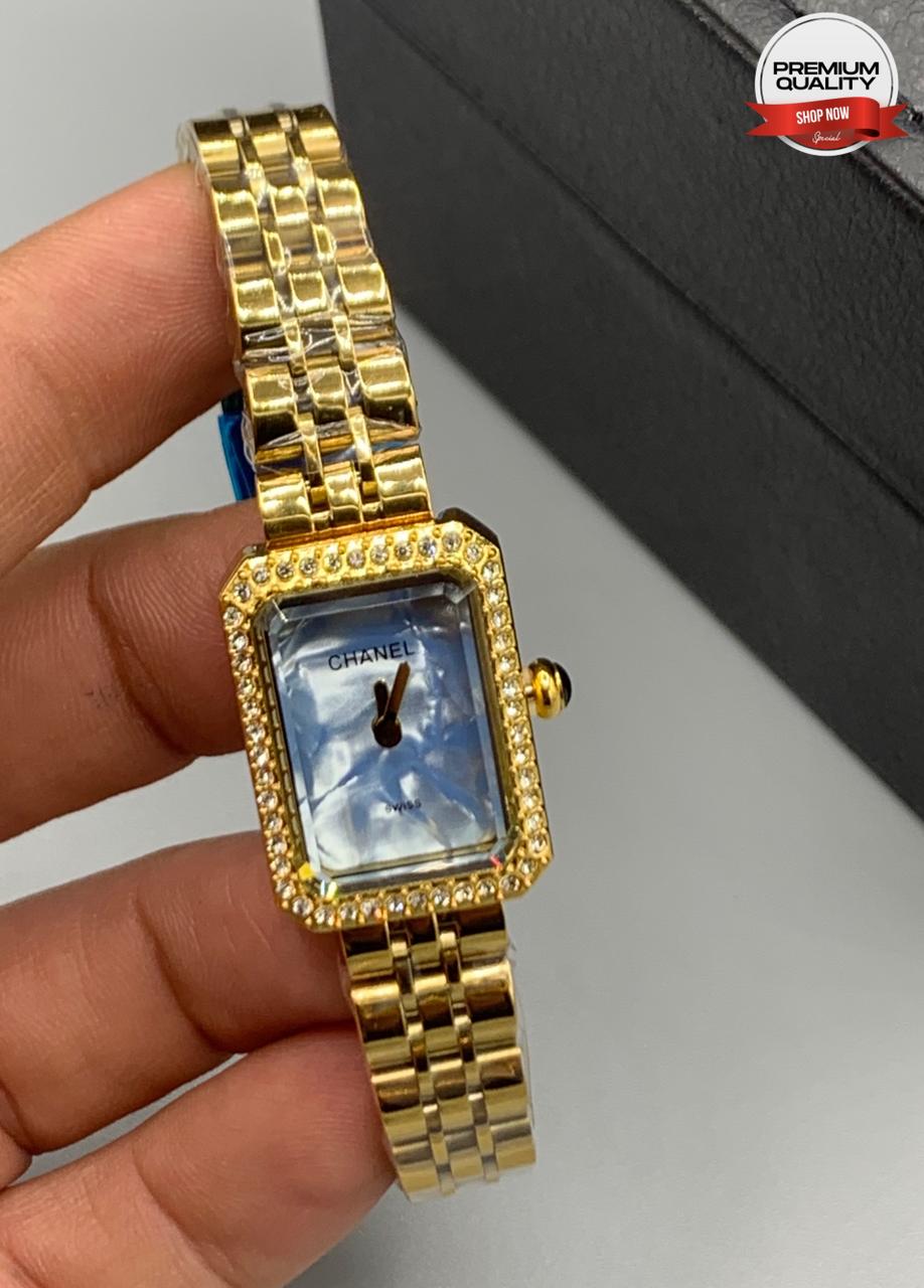 Channel Diamond Wrist Watches for Women