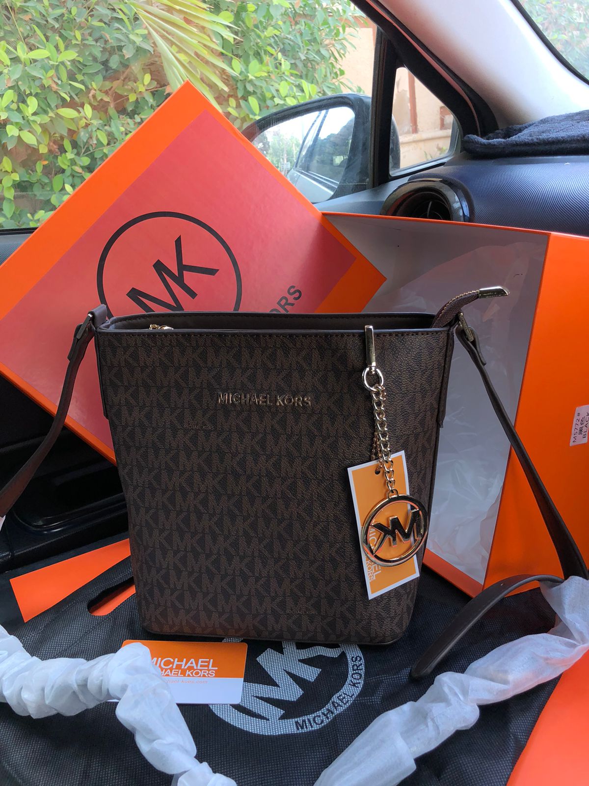 MK Bucket Style Shoulder Bag for Women