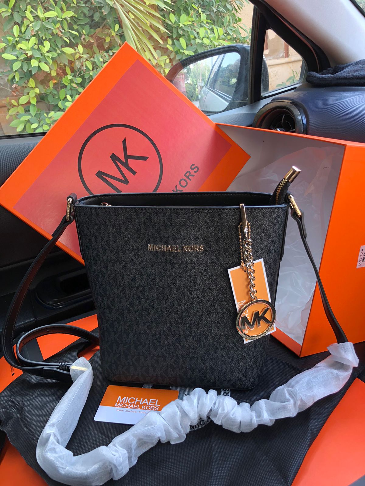 MK Bucket Style Shoulder Bag for Women