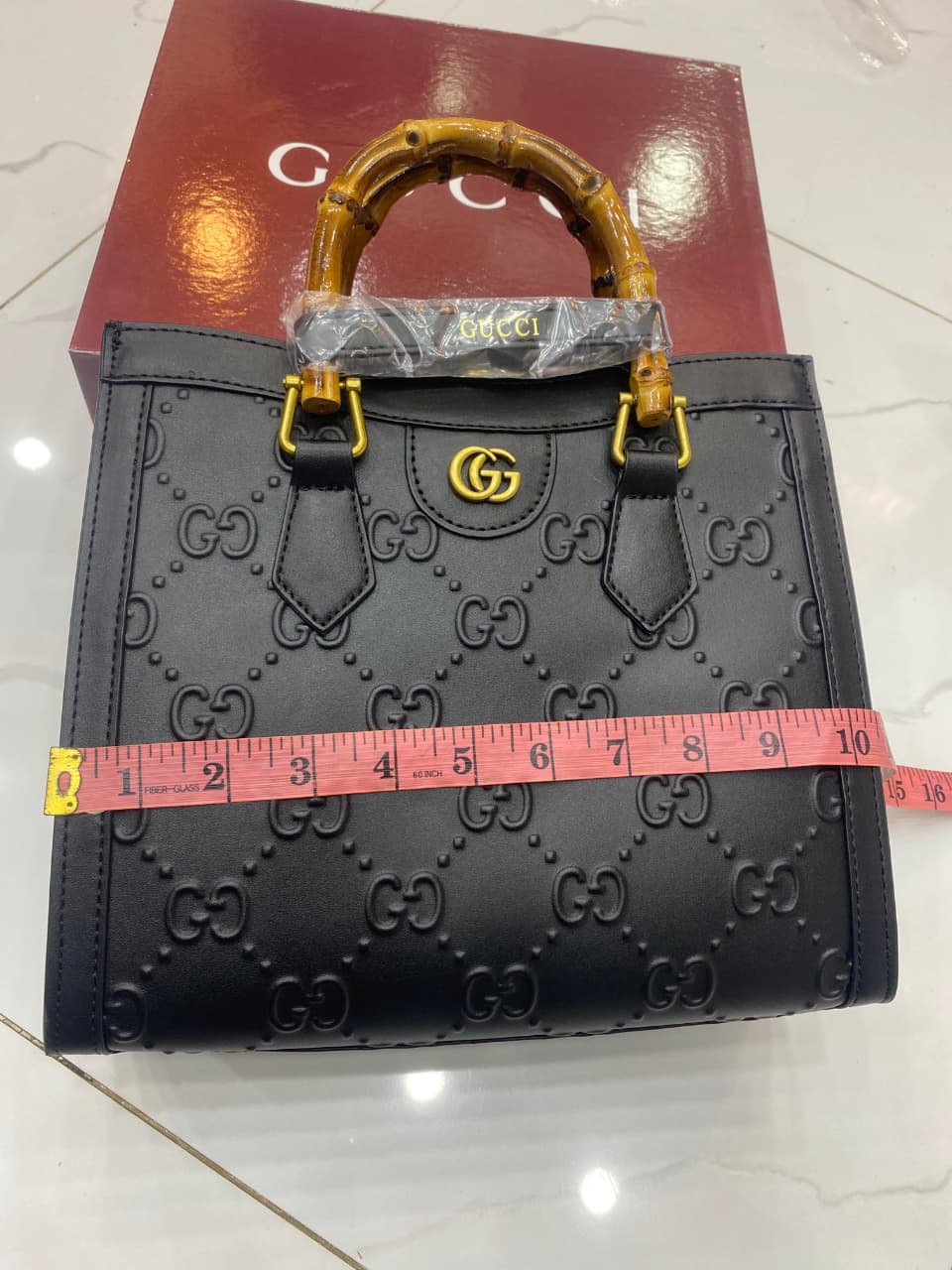 Guci Bamboo Handle Handbag for Women
