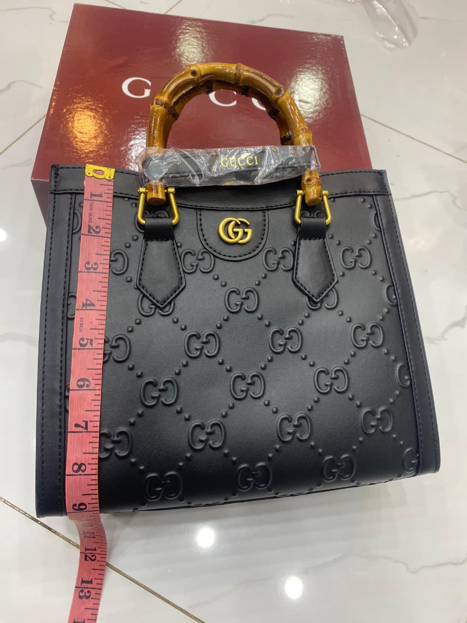 Guci Bamboo Handle Handbag for Women