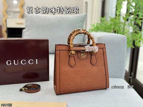 Guci Bamboo Handle Handbag for Women