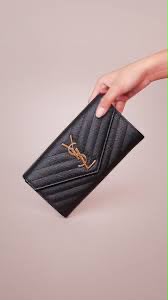 YSL Large Flat Wallet for Women