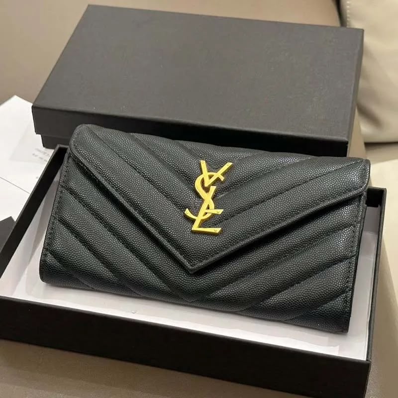 YSL Large Flat Wallet for Women