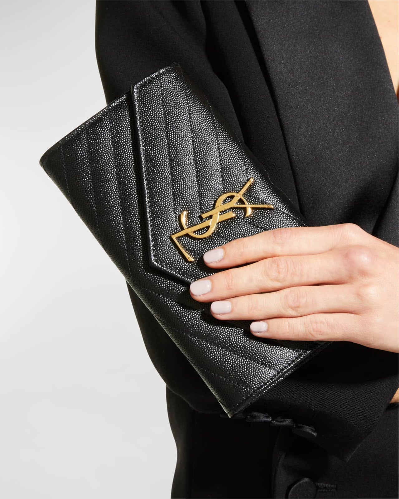 YSL Large Flat Wallet for Women