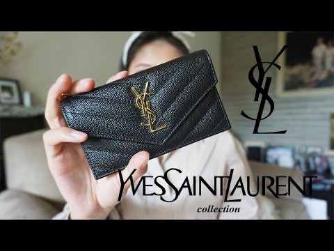 YSL Large Flat Wallet for Women