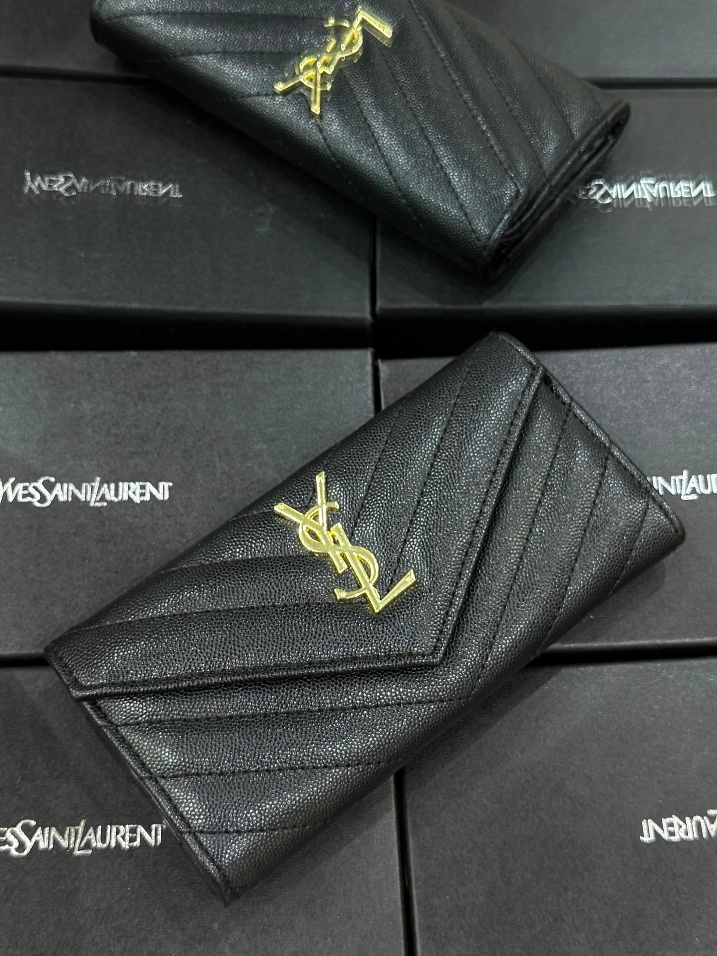 YSL Large Flat Wallet for Women
