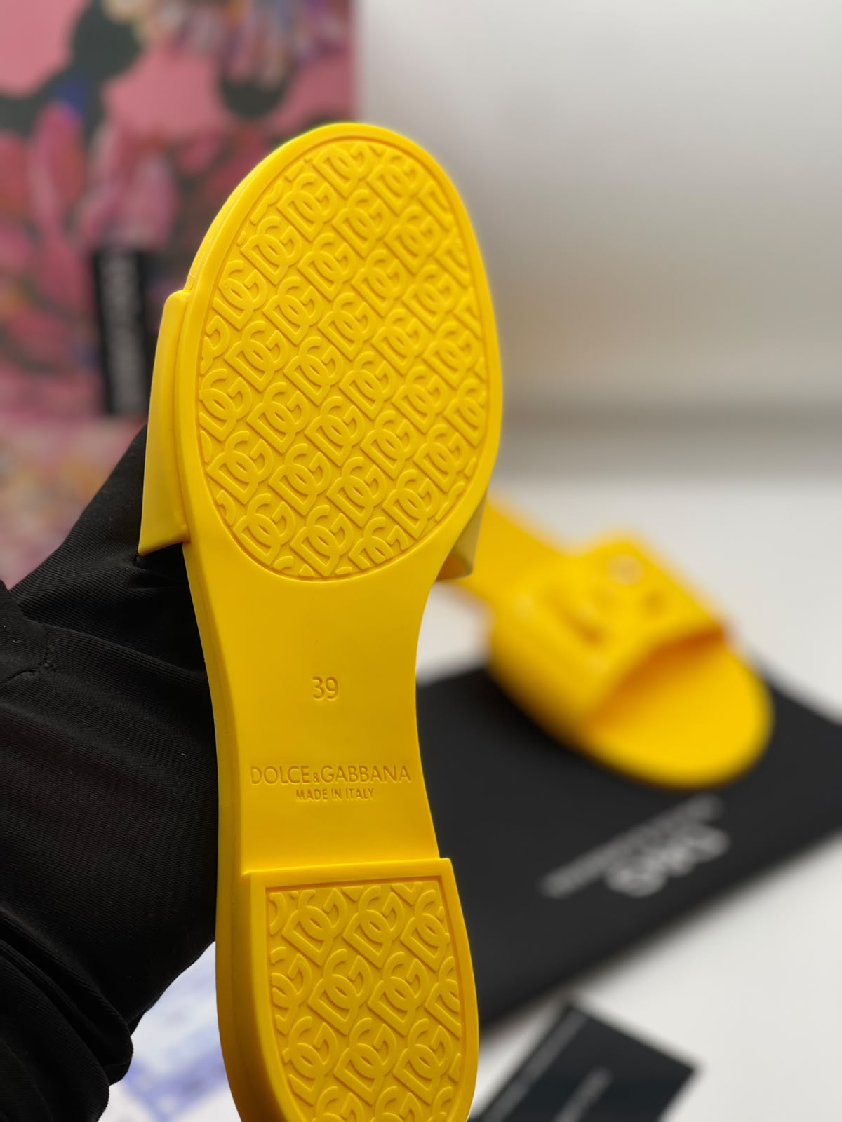 D&G Rubber Slides for Women