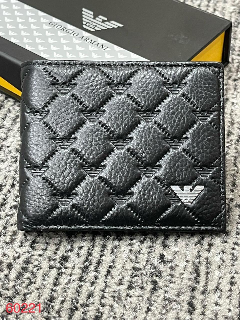 Armani Leather Wallets for Men