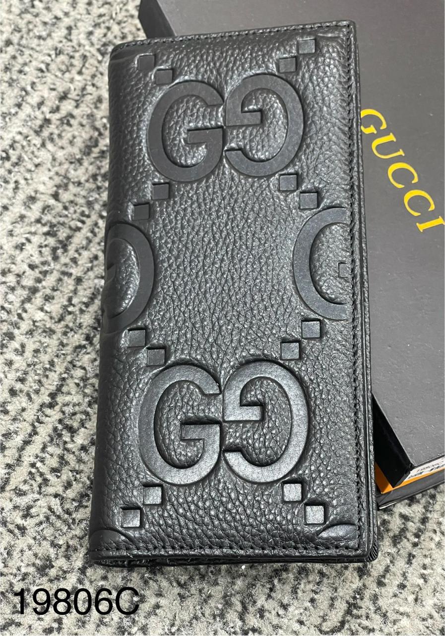 Guci Long Leather Wallets for Men and Women