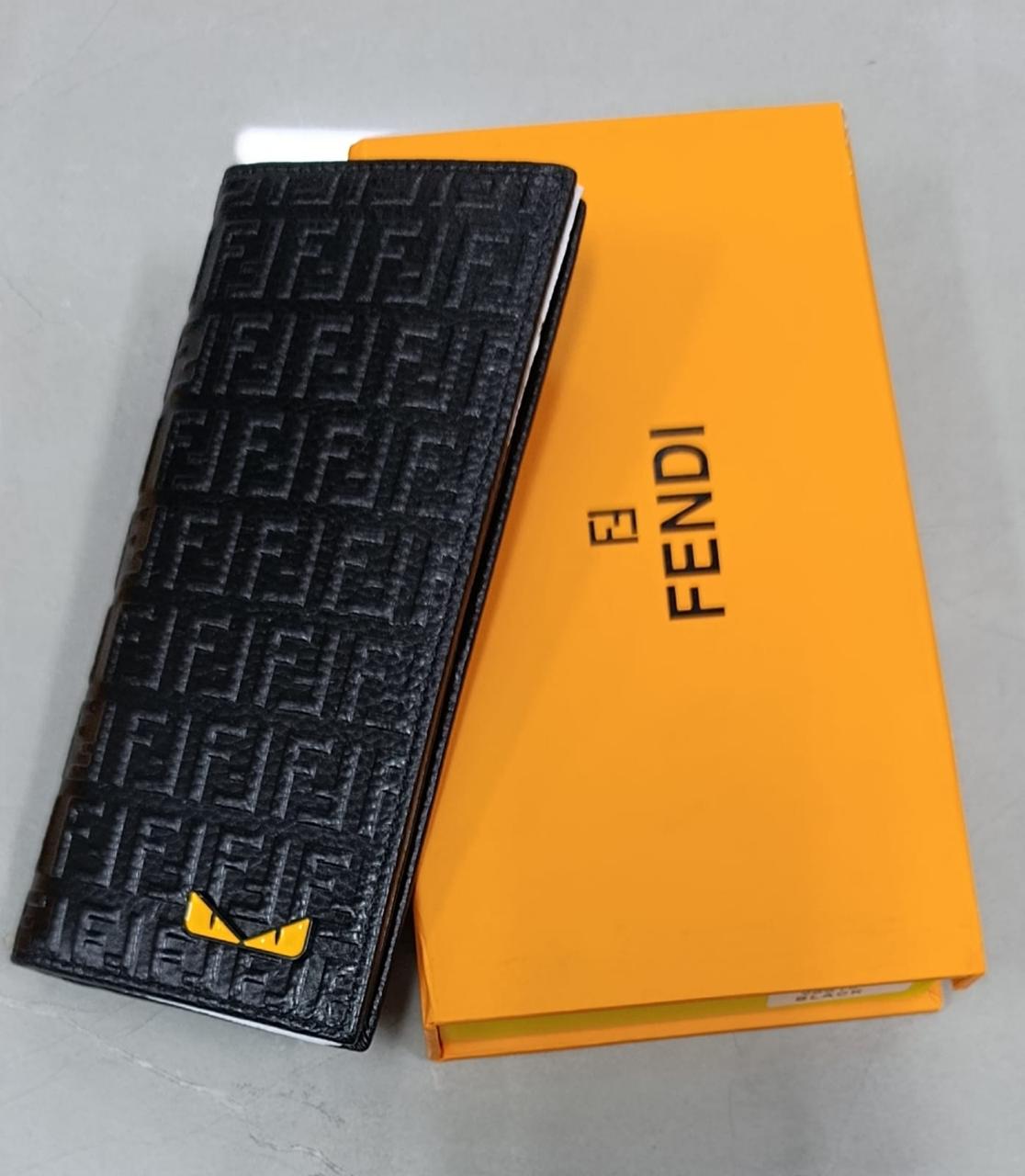 Fendi Long Leather Wallets for Men and Women