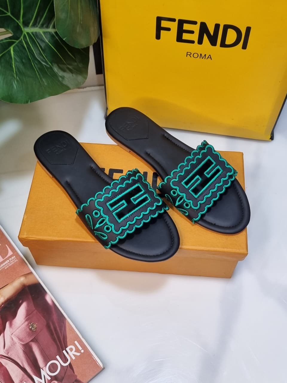 Fndi Slippers for Women