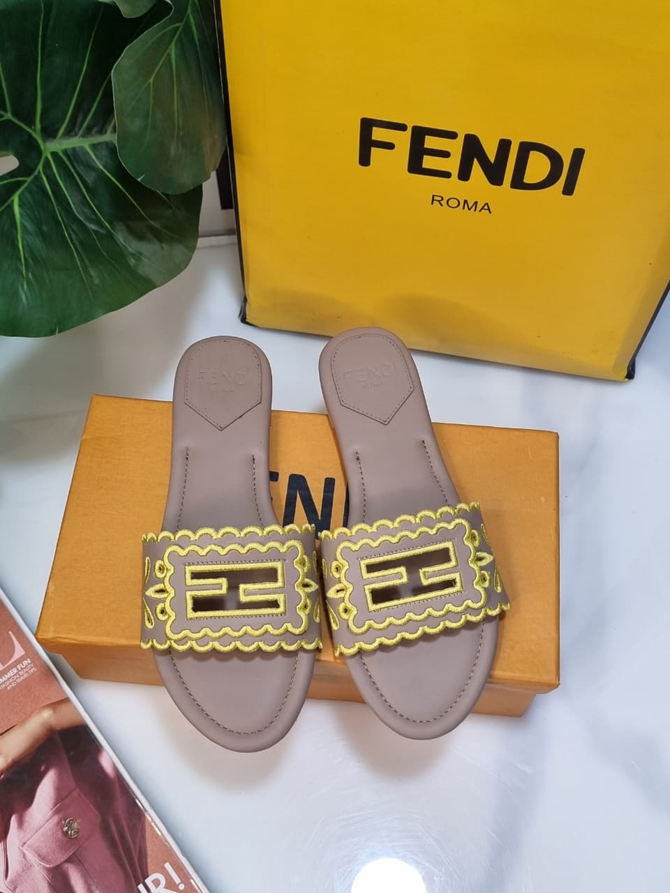 Fndi Slippers for Women