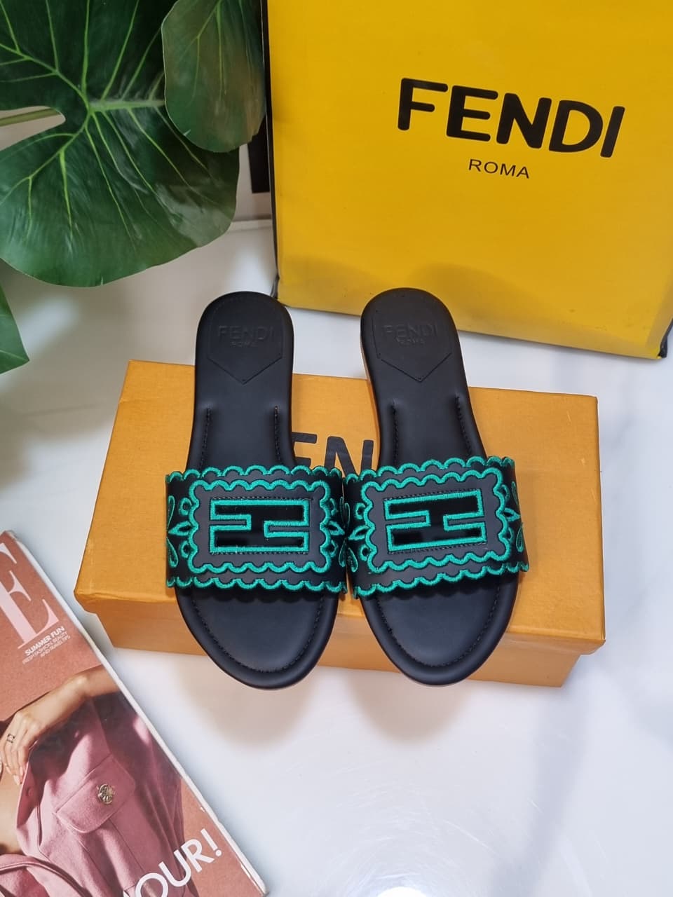 Fndi Slippers for Women
