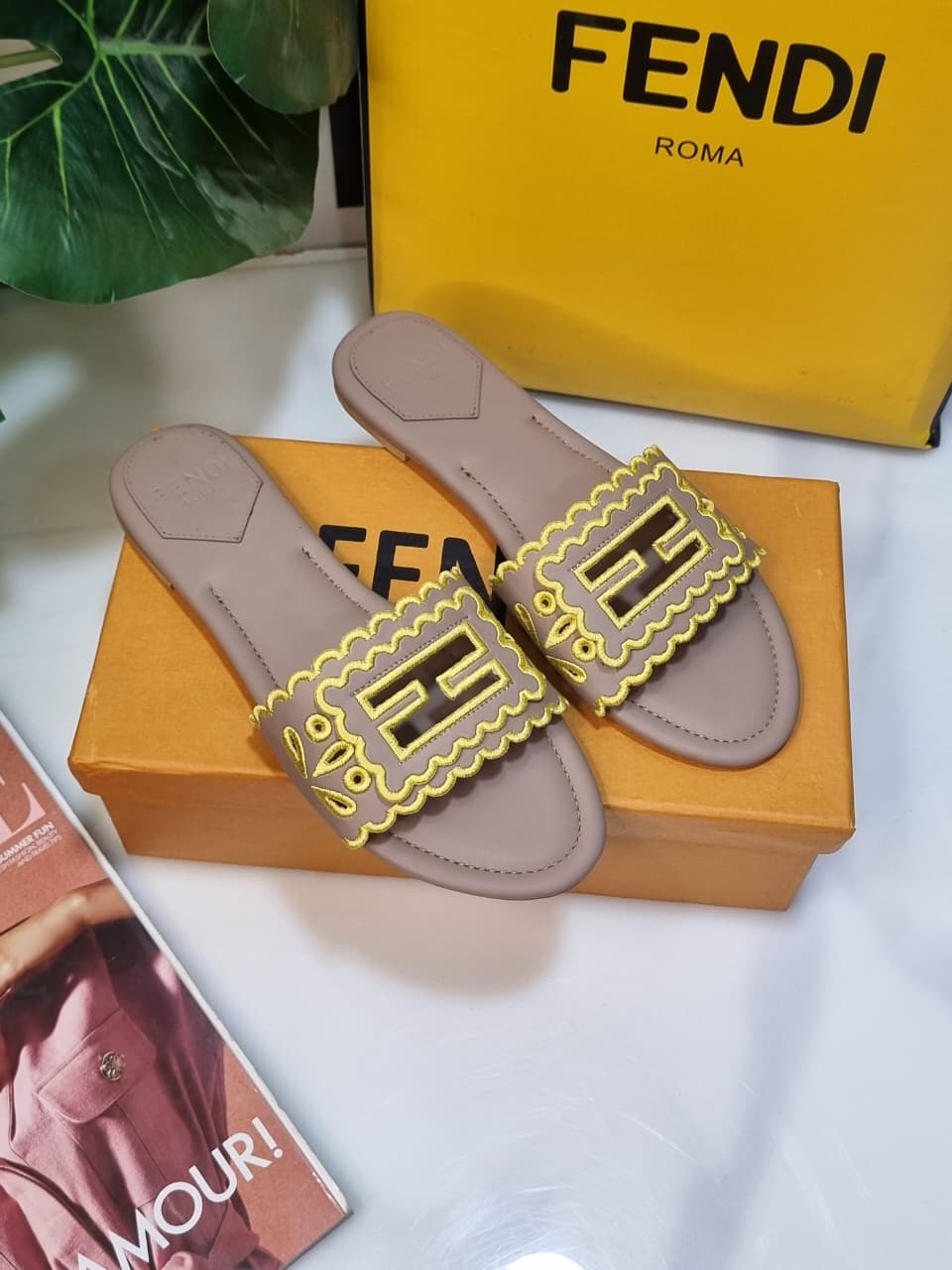 Fndi Slippers for Women