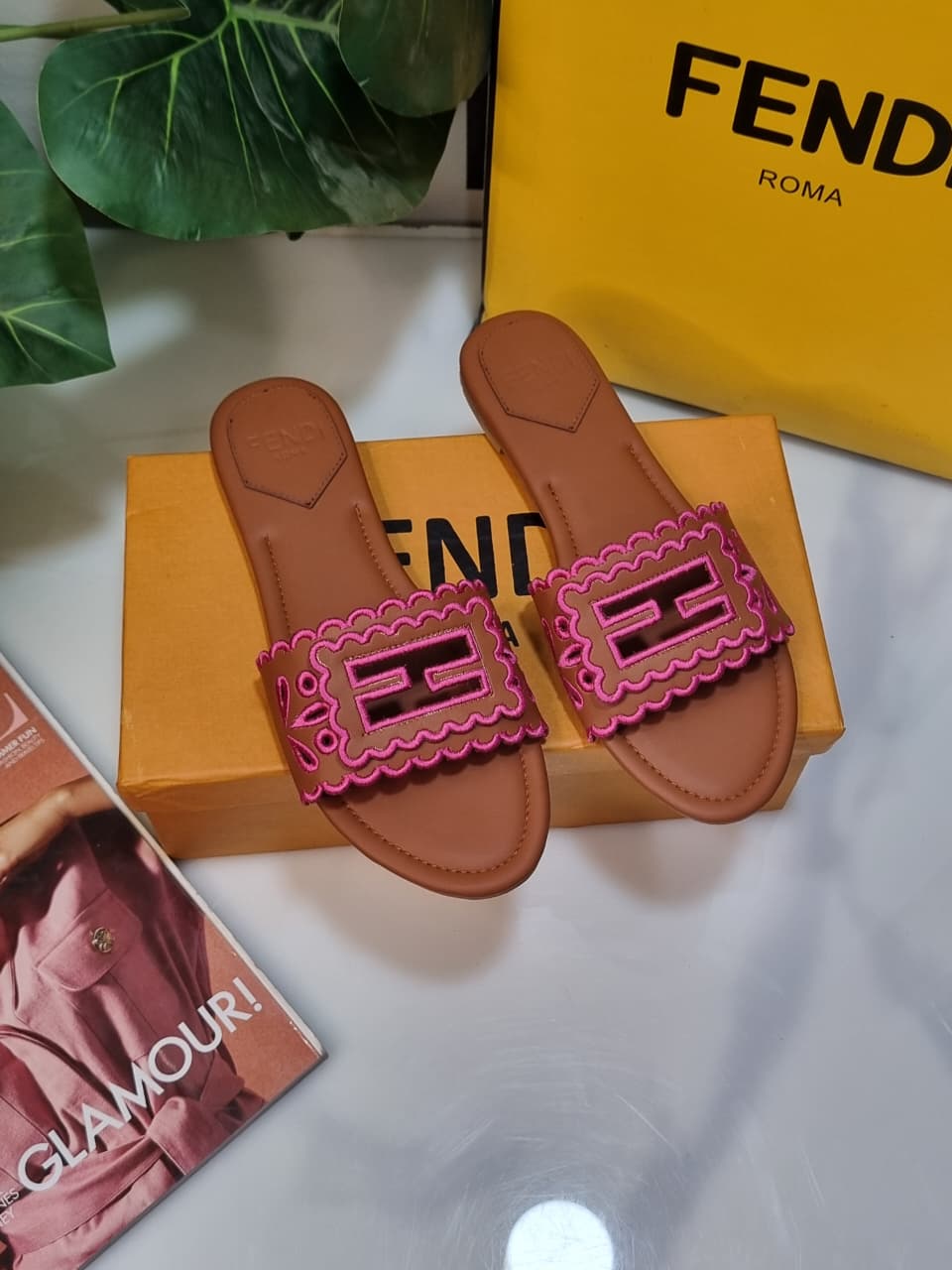 Fndi Slippers for Women